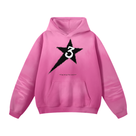 PINK DISTANT STAR HOODIE